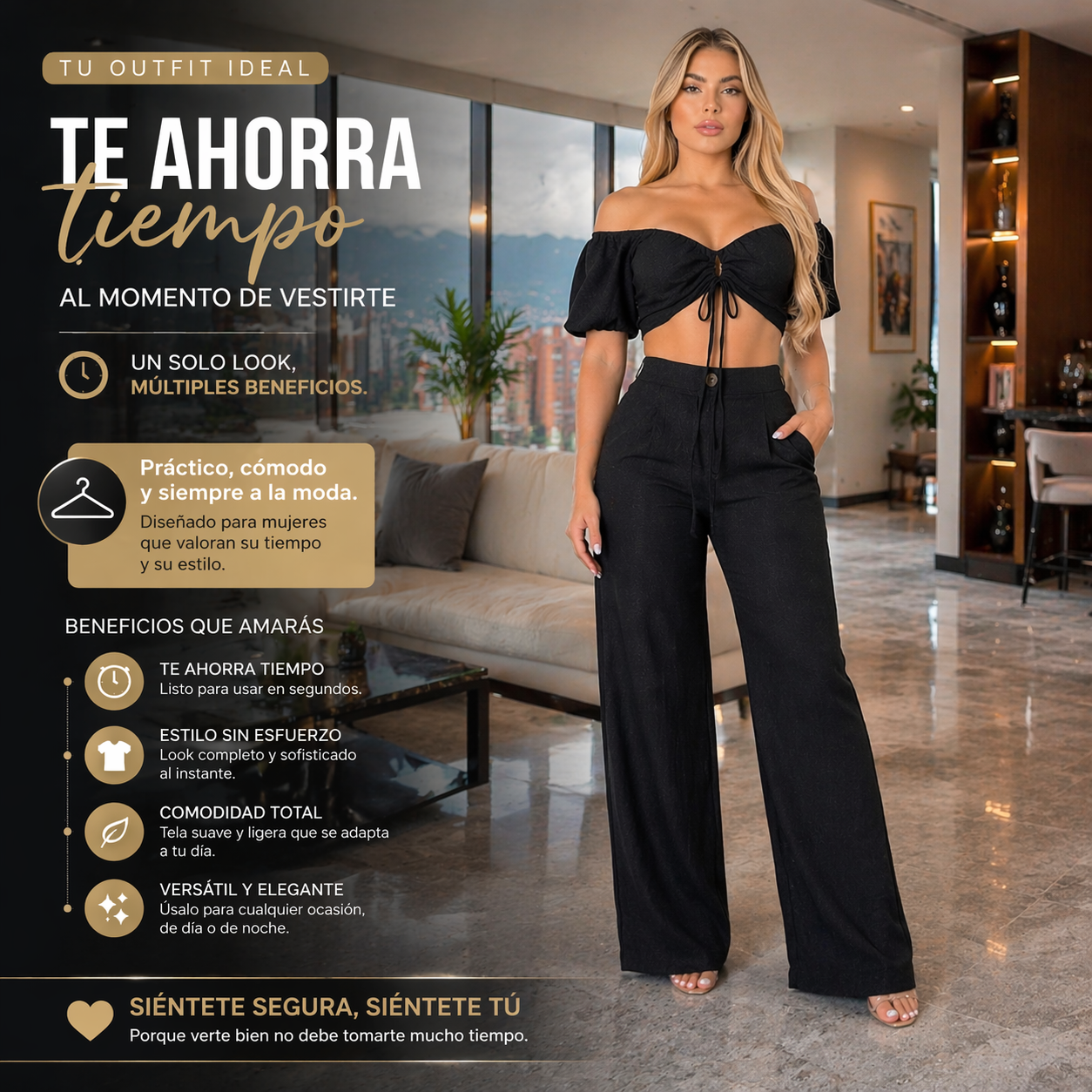 Conjunto elegante joha